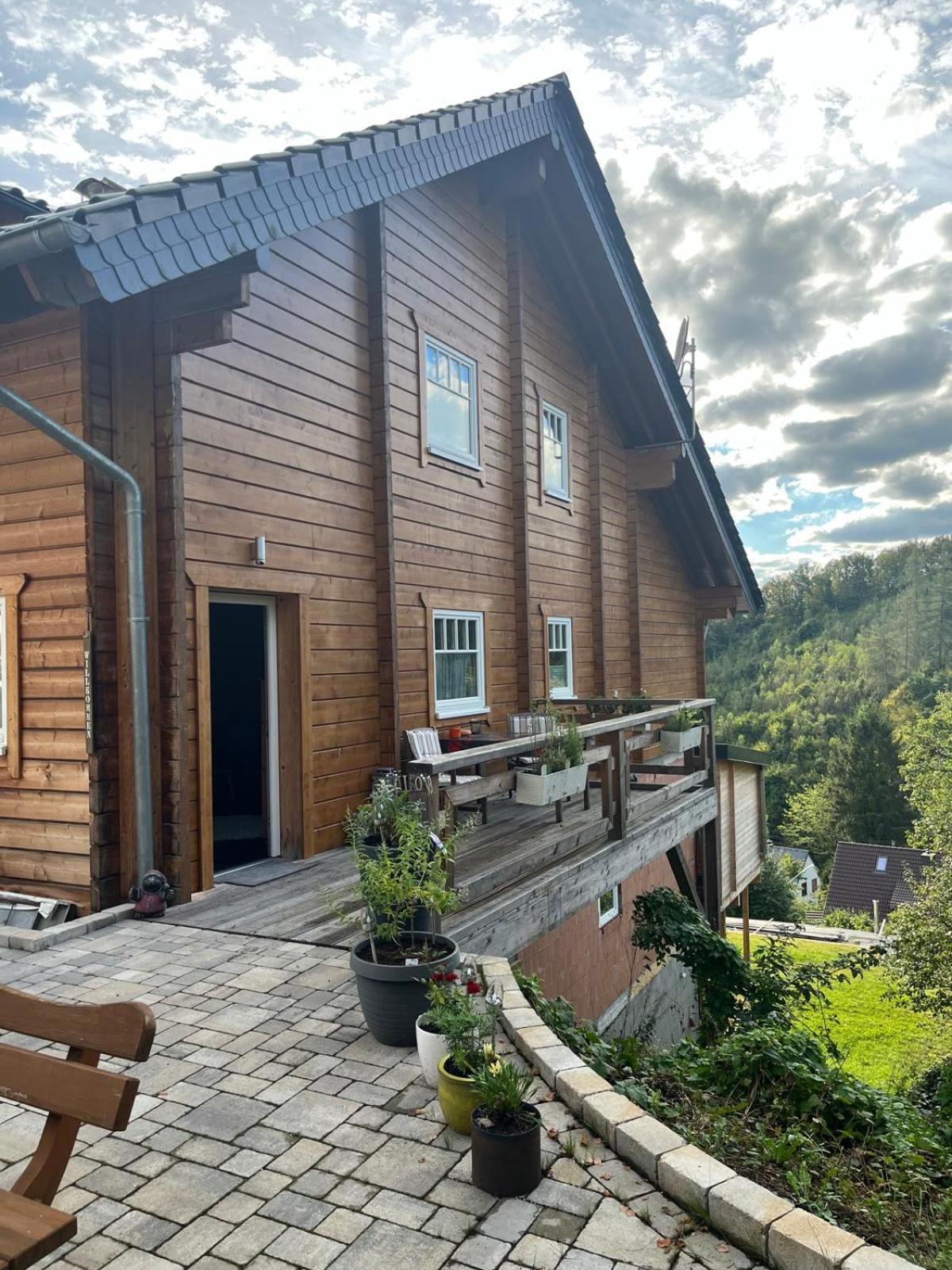 Ferienwohnung Gruenebach Grunebach Exterior foto