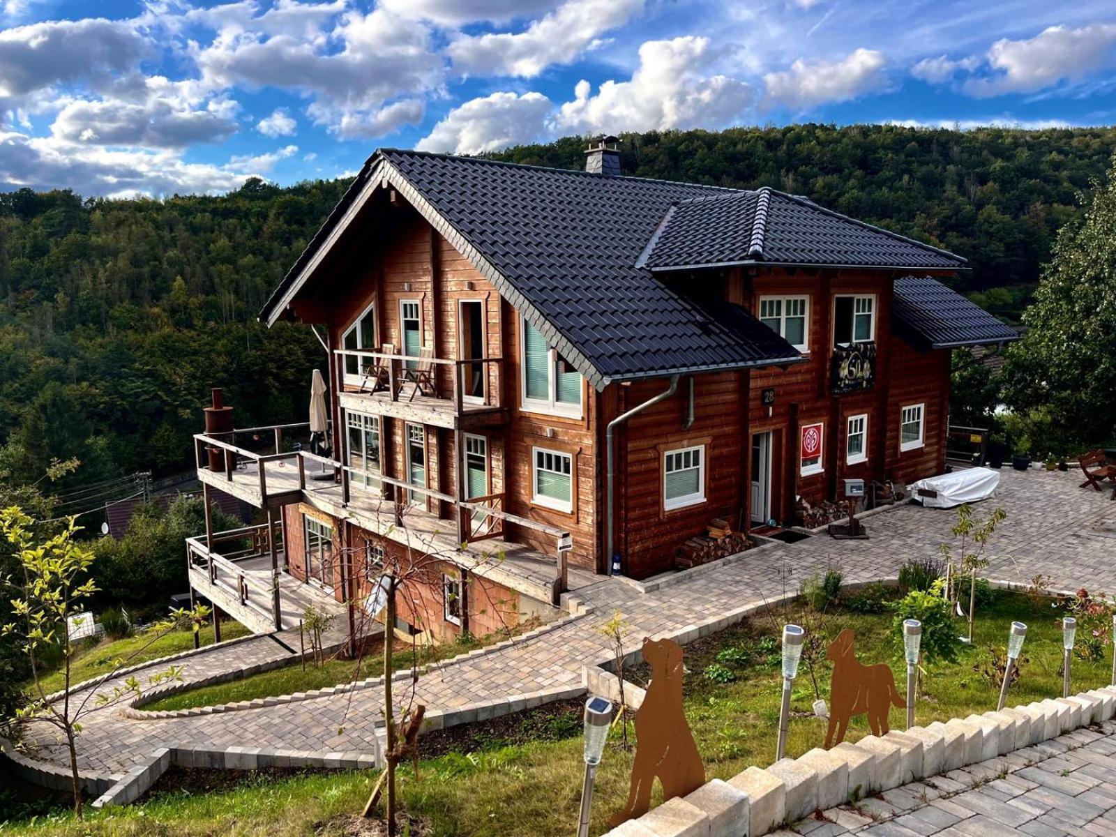 Ferienwohnung Gruenebach Grunebach Exterior foto